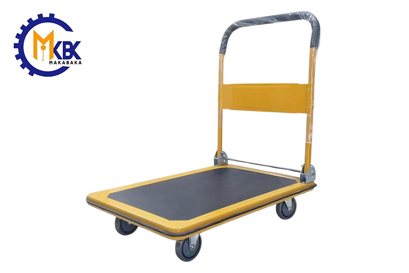 Heavy-Duty Two-Layer Steel Platform Trolley: A Simple Tool That Makes Material Handling Easier